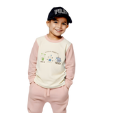 Imported Kids Pink Robot Pajama Set