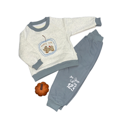 Imported Kids Sweatshirt and Jogger Set Happy Dog Print
