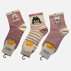 Imported Kids Cute Cartoon Ankle Socks – Pack of 3 & 5