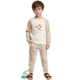 Imported Dog Print Baby Pajama Set – Soft Cotton Long Sleeve Track Suit