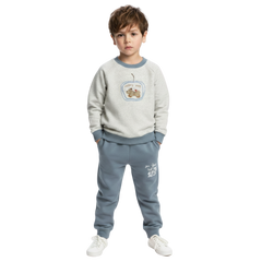 Imported Kids Sweatshirt and Jogger Set Happy Dog Print