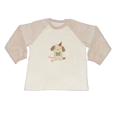 Imported Dog Print Baby Pajama Set – Soft Cotton Long Sleeve Track Suit