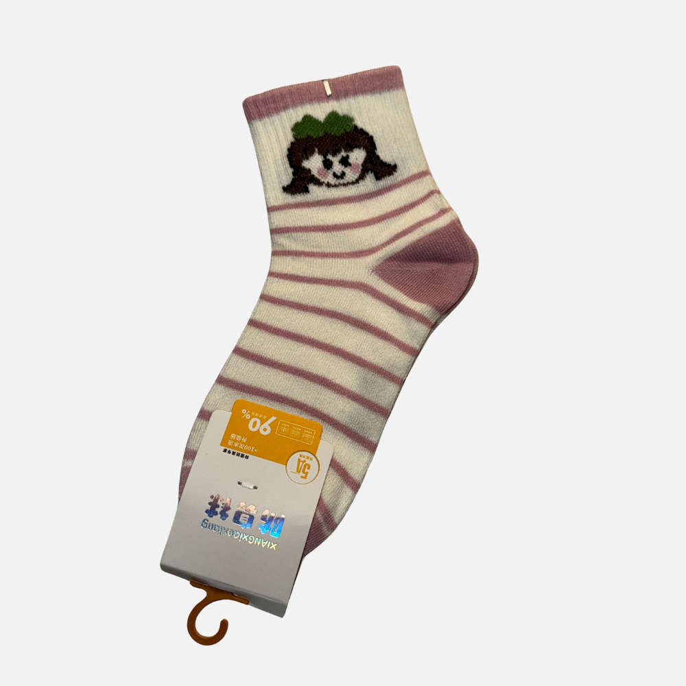 Imported Kids Cute Cartoon Ankle Socks – Pack of 3 & 5