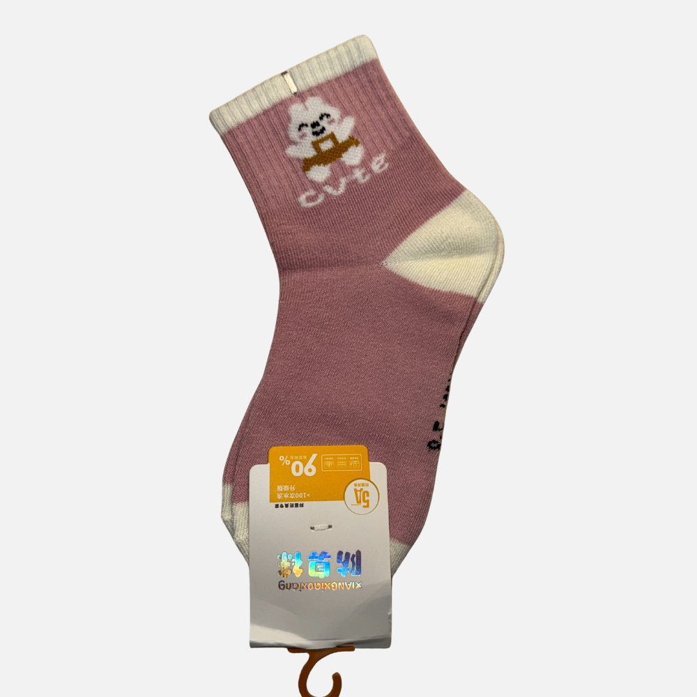 Imported Kids Cute Cartoon Ankle Socks – Pack of 3 & 5