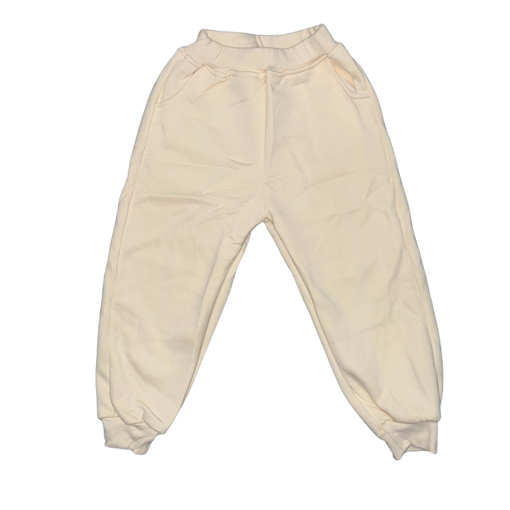 Imported Kids Beige Rock & Roll Winter Sweatshirt and Pant Set