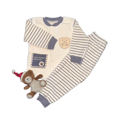 Imported Striped Teddy Bear Track Suit for Kids