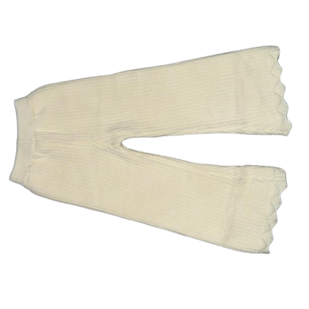 Imported Baby Knit Sweater Set – Cream Button-Up Top with Pants